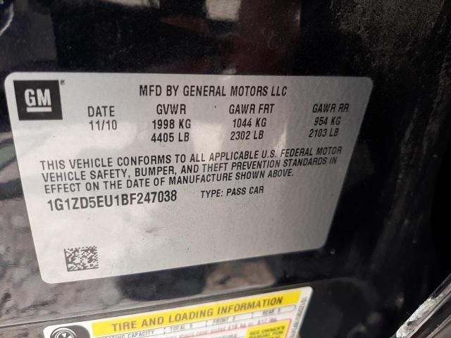 Photo 10 from auction – 2011 CHEVROLET MALIBU 2LT with VIN 1G1ZD5EU1BF247038