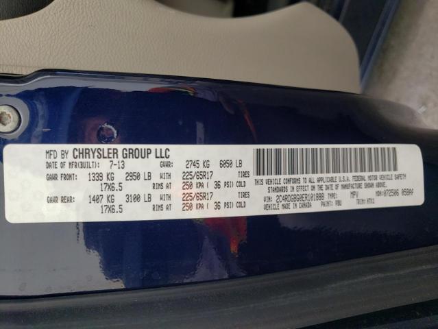 Photo 10 from auction – 2014 DODGE GRAND CARA with VIN 2C4RDGBG0ER101888