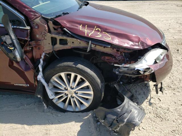Photo 9 from auction – 2013 TOYOTA AVALON HYB with VIN 4T1BD1EB8DU015305