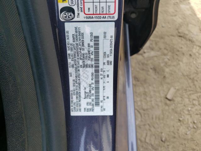 Photo 10 from auction – 2012 FORD FIESTA SE with VIN 3FADP4EJ7CM156811