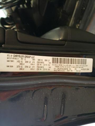 Photo 10 from auction – 2012 JEEP GRAND CHER with VIN 1C4RJFBT4CC326708