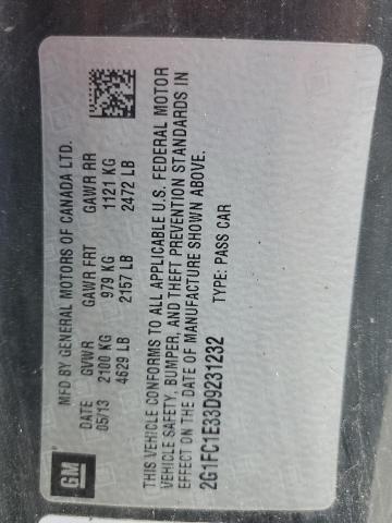 Photo 10 from auction – 2013 CHEVROLET CAMARO LT with VIN 2G1FC1E33D9231232