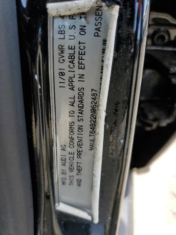 Photo 10 from auction – 2002 AUDI A6 3.0 QUA with VIN WAULT64B22N062487