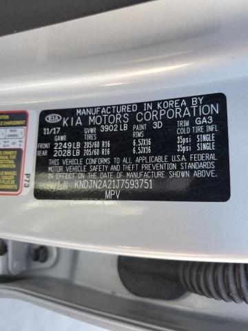 Photo 10 from auction – 2018 KIA SOUL with VIN KNDJN2A21J7593751