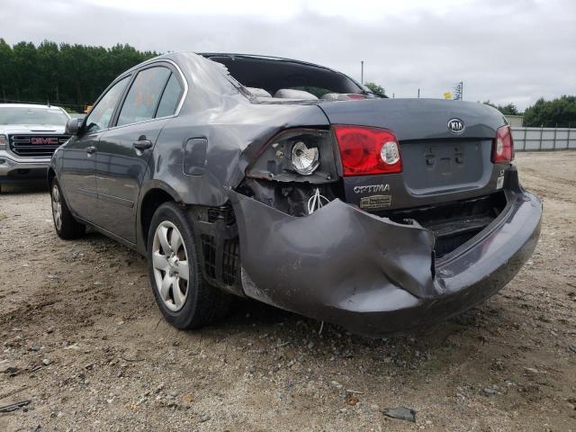 Photo 3 from auction – 2007 KIA OPTIMA LX with VIN KNAGE123675100949