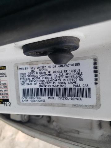 Photo 10 from auction – 2005 TOYOTA COROLLA CE with VIN 1NXBR32E75Z348642