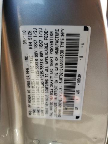 Photo 10 from auction – 2010 ACURA RDX TECHNO with VIN 5J8TB2H57AA004630