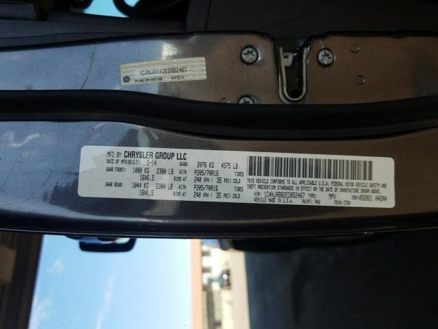 Photo 10 from auction – 2014 JEEP PATRIOT SP with VIN 1C4NJRBB2ED852467