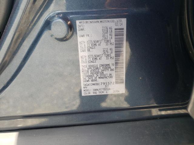 Photo 10 from auction – 2014 NISSAN ROGUE S with VIN 5N1AT2MK0EC795572