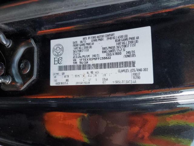 Zdjęcie 10 z aukcji – 2015 FORD F150 SUPER z VIN 1FTEX1EP6FFC55822