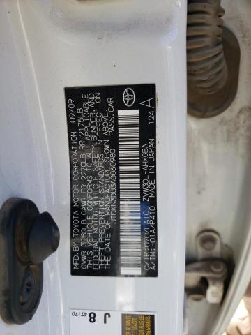 Photo 10 from auction – 2010 TOYOTA PRIUS with VIN JTDKN3DU3A0060980