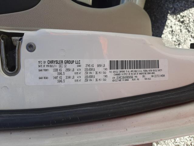 Photo 10 from auction – 2013 CHRYSLER TOWN & COU with VIN 2C4RC1BG4DR656566