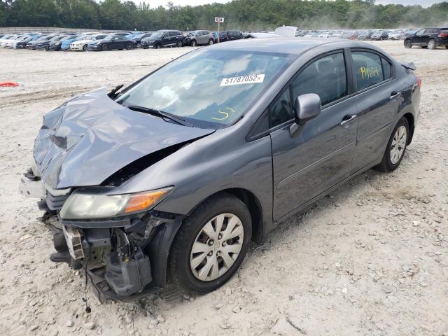 Photo 2 from auction – 2012 HONDA CIVIC LX with VIN 19XFB2F59CE012534