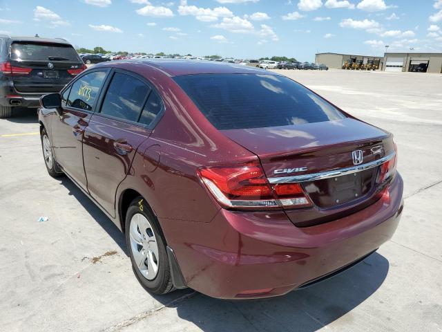 Photo 3 from auction – 2014 HONDA CIVIC LX with VIN 19XFB2F51EE031050