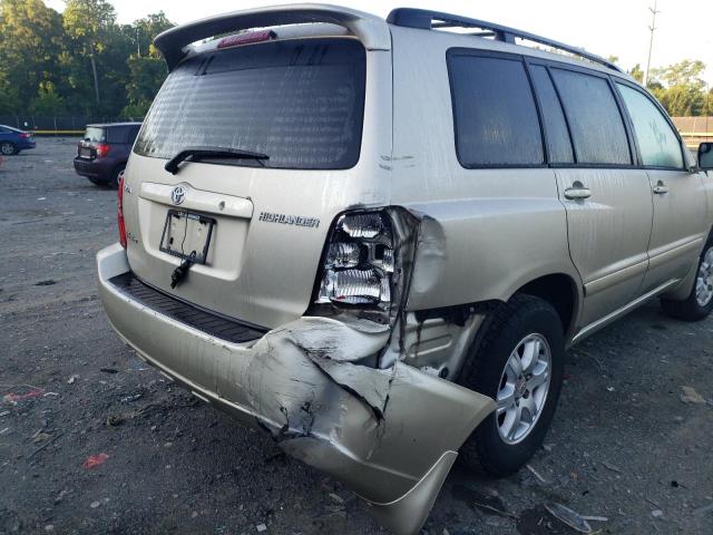Photo 9 from auction – 2001 TOYOTA HIGHLANDER with VIN JTEHF21A710033949
