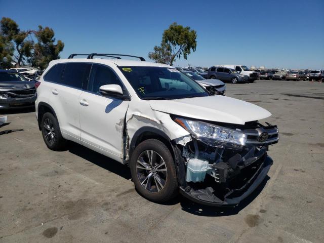 Photo 1 from auction – 2018 TOYOTA HIGHLANDER with VIN 5TDZARFH9JS038766