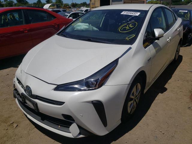 Photo 2 from auction – 2019 TOYOTA PRIUS with VIN JTDKARFU3K3099046