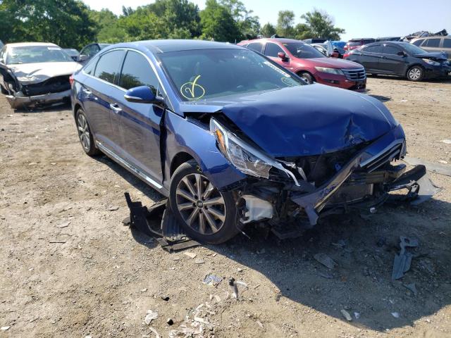 HYUNDAI SONATA SPO 2016 with VIN 5NPE34AF6GH287235 - Photo from auction