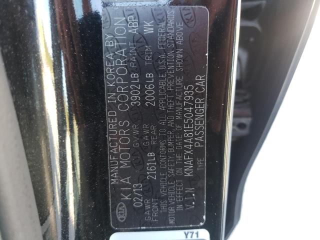 Photo 10 from auction – 2014 KIA FORTE EX with VIN KNAFX4A81E5047935