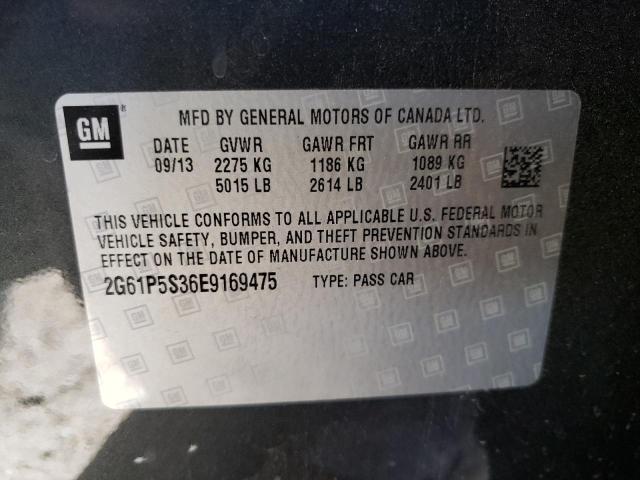 Photo 10 from auction – 2014 CADILLAC XTS PREMIU with VIN 2G61P5S36E9169475
