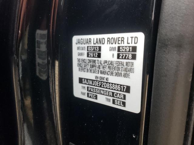 Photo 10 from auction – 2013 JAGUAR XF with VIN SAJWJ0EF2D8S88617