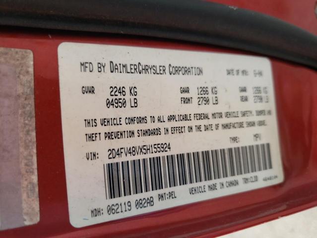 Photo 10 from auction – 2005 DODGE MAGNUM with VIN 2D4FV48VX5H155924