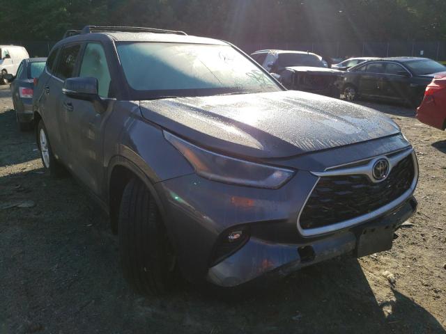 TOYOTA HIGHLANDER 2021 with VIN 5TDBZRBHXMS142140 - Photo from auction