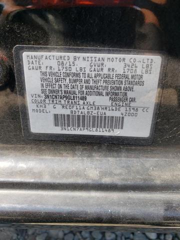 Photo 10 from auction – 2016 NISSAN VERSA with VIN 3N1CN7AP9GL811489