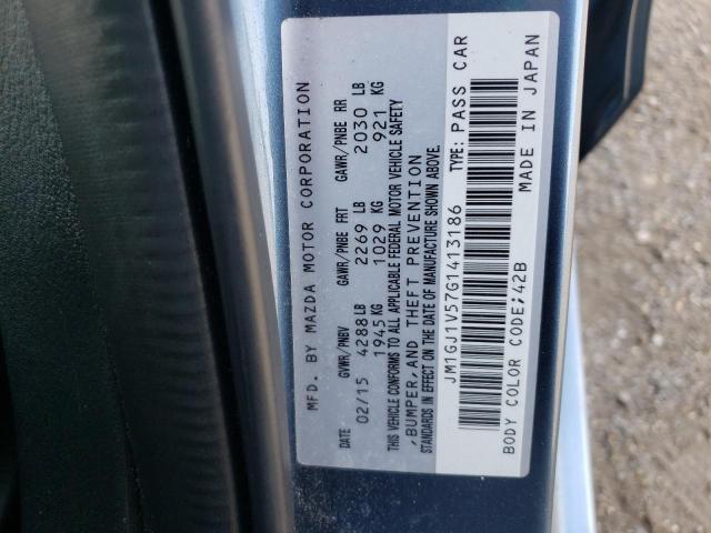 Photo 10 from auction – 2016 MAZDA 6 TOURING with VIN JM1GJ1V57G1413186