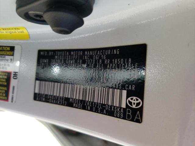 Photo 10 from auction – 2016 TOYOTA COROLLA L with VIN 5YFBURHE1GP539633
