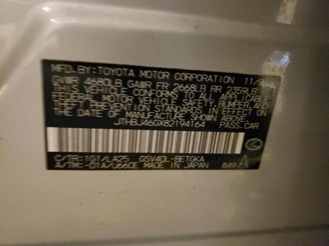Photo 10 from auction – 2008 LEXUS ES 350 with VIN JTHBJ46GX82194164