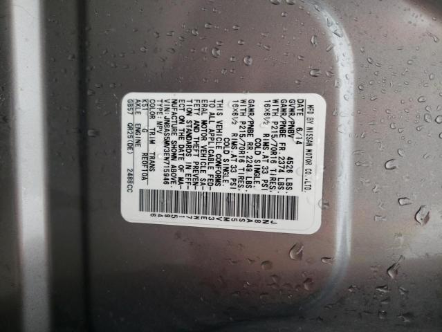 Photo 10 from auction – 2014 NISSAN ROGUE SELE with VIN JN8AS5MV3EW715946