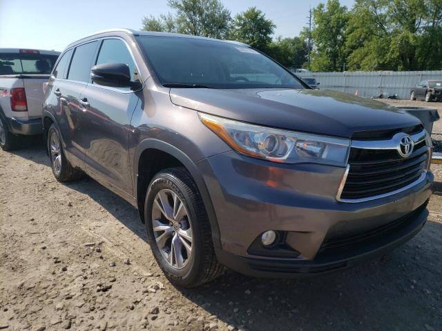 TOYOTA HIGHLANDER 2015 with VIN 5TDJKRFH5FS141765 - Photo from auction