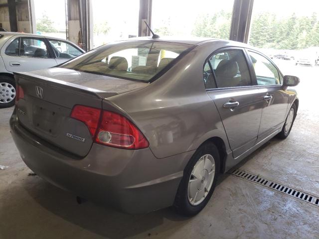 Photo 4 from auction – 2007 HONDA CIVIC HYBR with VIN JHMFA36257S003409