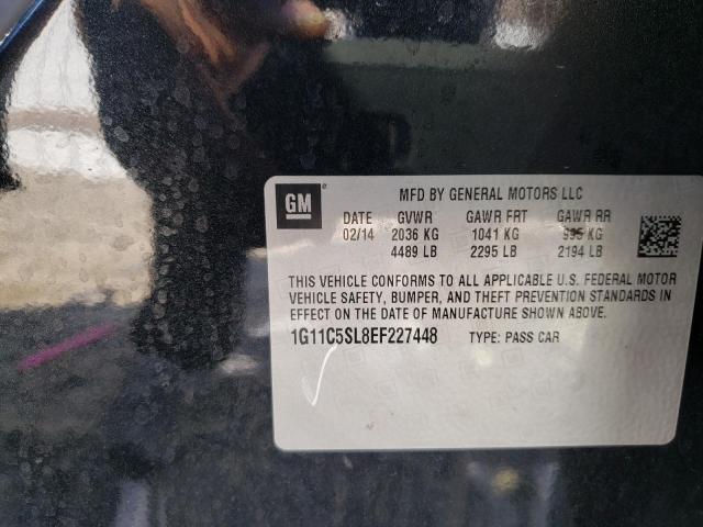 Photo 10 from auction – 2014 CHEVROLET MALIBU 1LT with VIN 1G11C5SL8EF227448