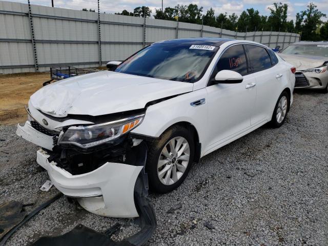 Photo 2 from auction – 2016 KIA OPTIMA EX with VIN 5XXGU4L30GG081459