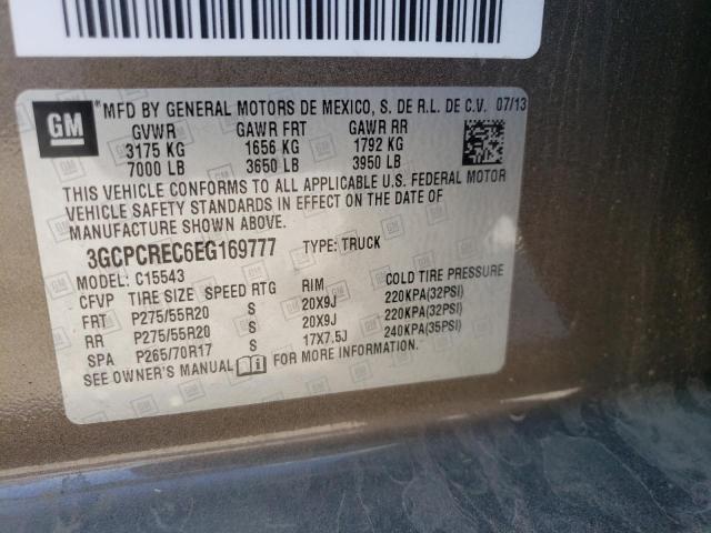 Photo 10 from auction – 2014 CHEVROLET SILVERADO with VIN 3GCPCREC6EG169777