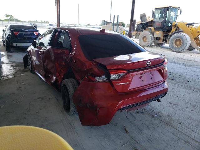 Photo 3 from auction – 2020 TOYOTA COROLLA LE with VIN JTDEPRAE1LJ097014