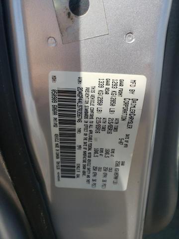 Photo 10 from auction – 2007 DODGE GRAND CARA with VIN 2D4GP44L97R356746