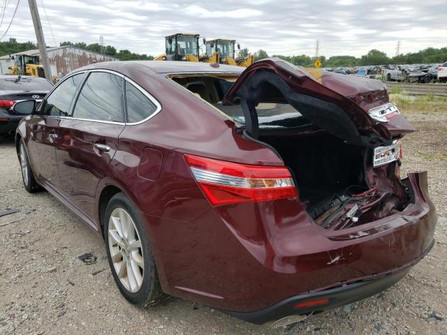 Photo 3 from auction – 2013 TOYOTA AVALON BAS with VIN 4T1BK1EBXDU077133