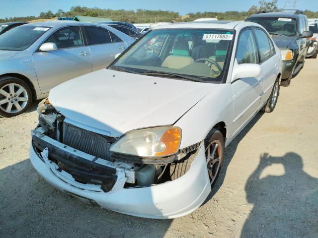 Photo 2 from auction – 2002 HONDA CIVIC EX with VIN 2HGES25832H556393