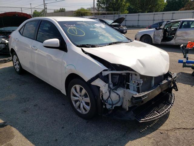 TOYOTA COROLLA L 2014 with VIN 5YFBURHE7EP017585 - Photo from auction