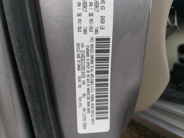 Photo 10 from auction – 2014 DODGE GRAND CARA with VIN 2C4RDGCG1ER212433