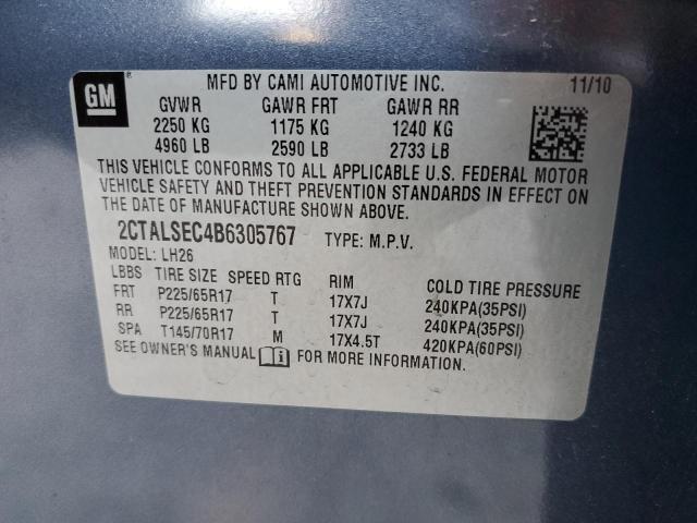 Photo 10 from auction – 2011 GMC TERRAIN SL with VIN 2CTALSEC4B6305767