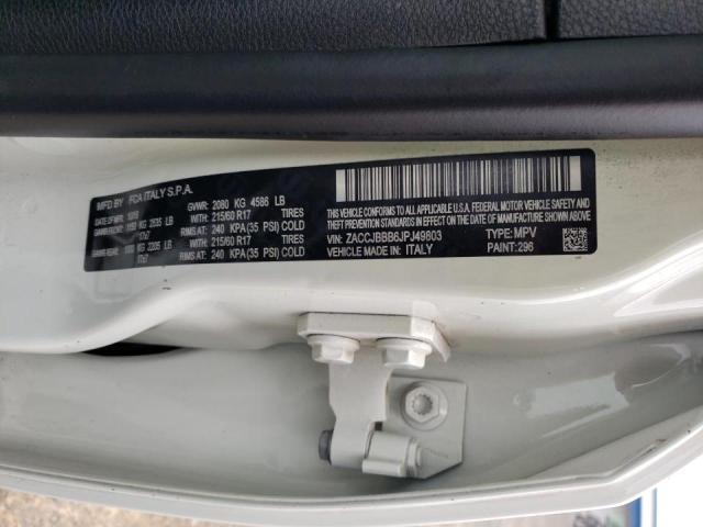 Photo 10 from auction – 2018 JEEP RENEGADE L with VIN ZACCJBBB6JPJ49803