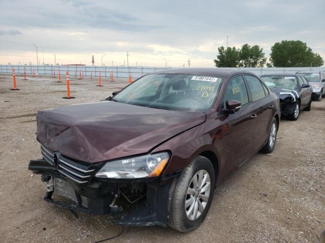 Photo 2 from auction – 2012 VOLKSWAGEN PASSAT S with VIN 1VWAH7A36CC102708