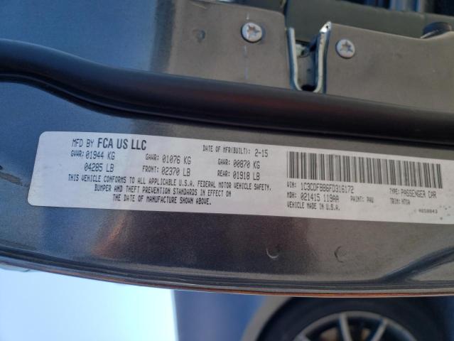 Photo 10 from auction – 2015 DODGE DART SXT with VIN 1C3CDFBB6FD316172