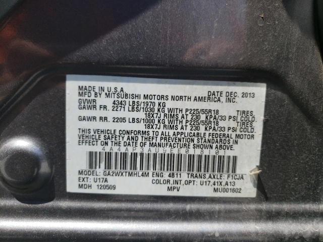 Photo 10 from auction – 2014 MITSUBISHI OUTLANDER with VIN 4A4AP3AU9EE018101