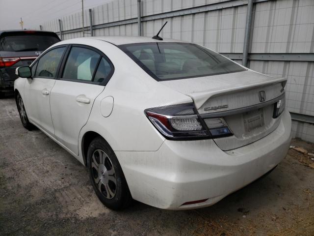 Photo 3 from auction – 2013 HONDA CIVIC HYBR with VIN 19XFB4F20DE203407