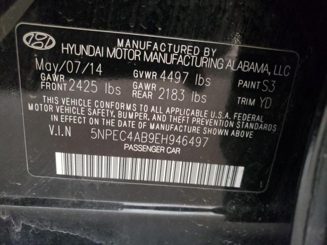 Photo 10 from auction – 2014 HYUNDAI SONATA SE with VIN 5NPEC4AB9EH946497
